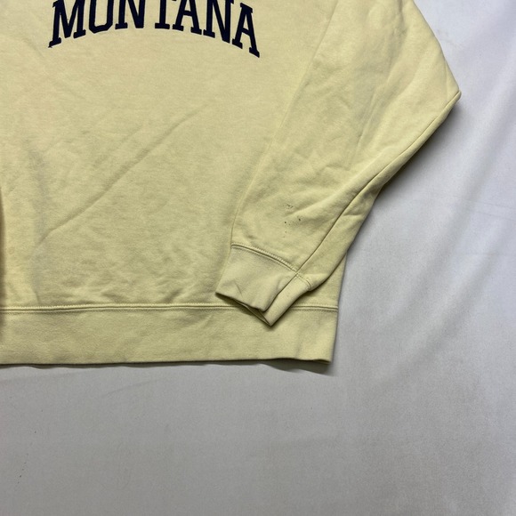 Montana Crewneck Men's M Yellow Big Cotton Better Than Basic Gear - Picture 2 of 15